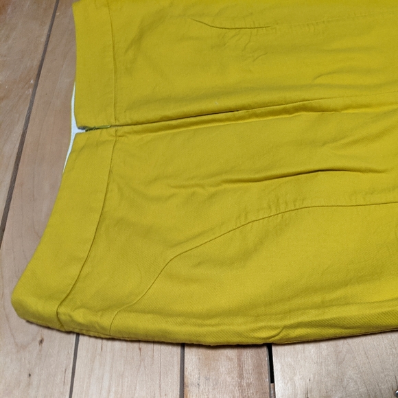 J. Crew Mustard Yellow Pencil Skirt - Picture 4 of 5